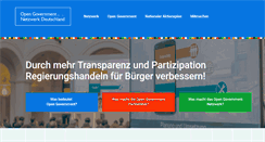Desktop Screenshot of opengovpartnership.de